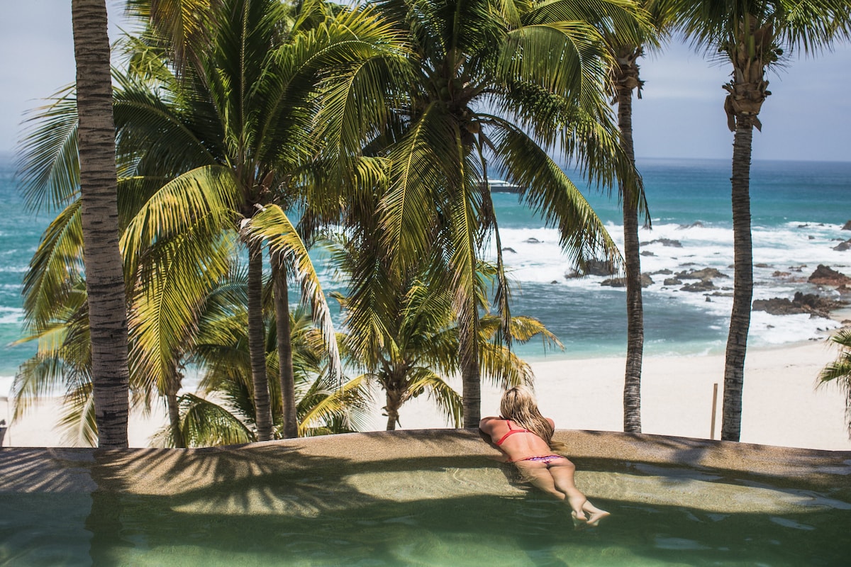 Villa pool birthday party staging — Palmilla concierge