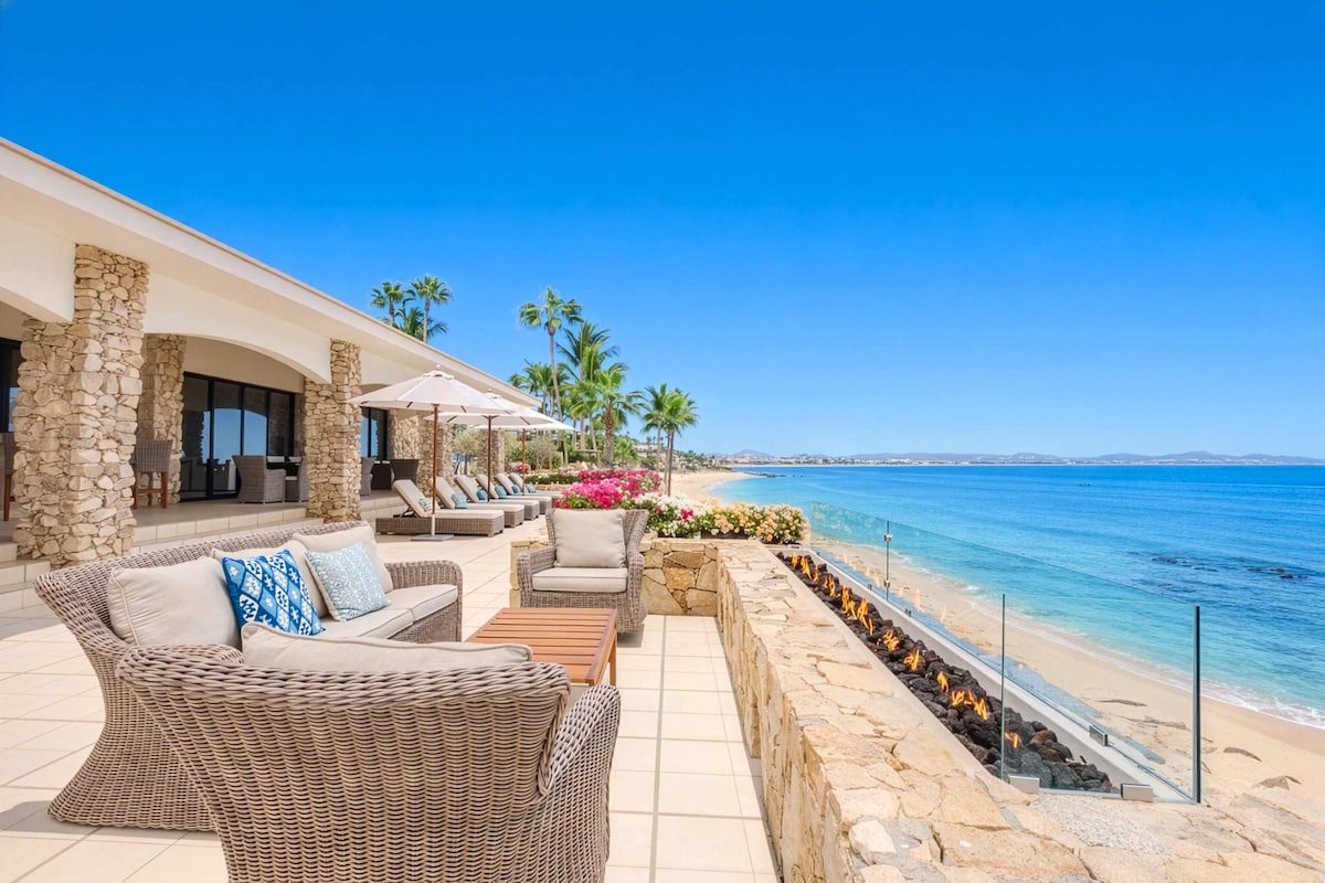 Oceanfront deck living — where breezes meet breathtaking blue horizons.
