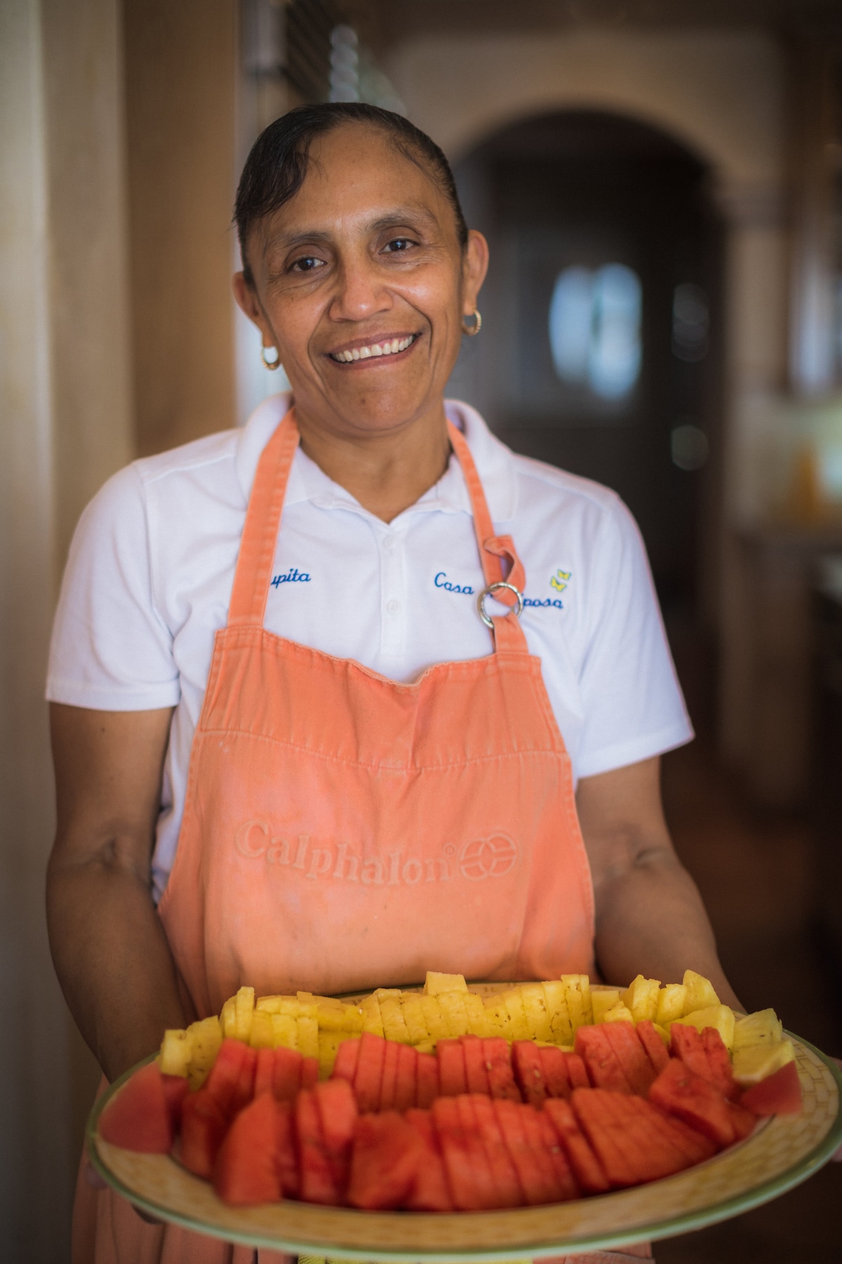 Our wonderful house staff member, Lupita.