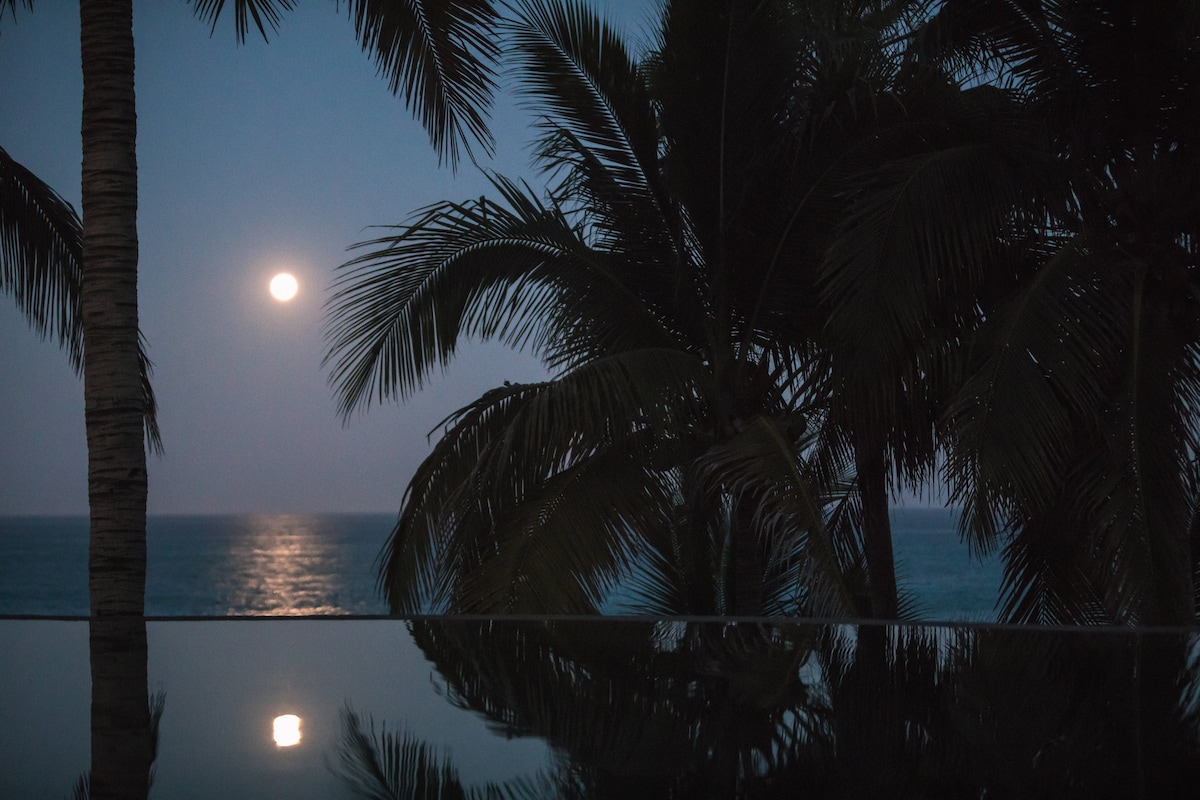 Moonrise over the Sea of Cortez.