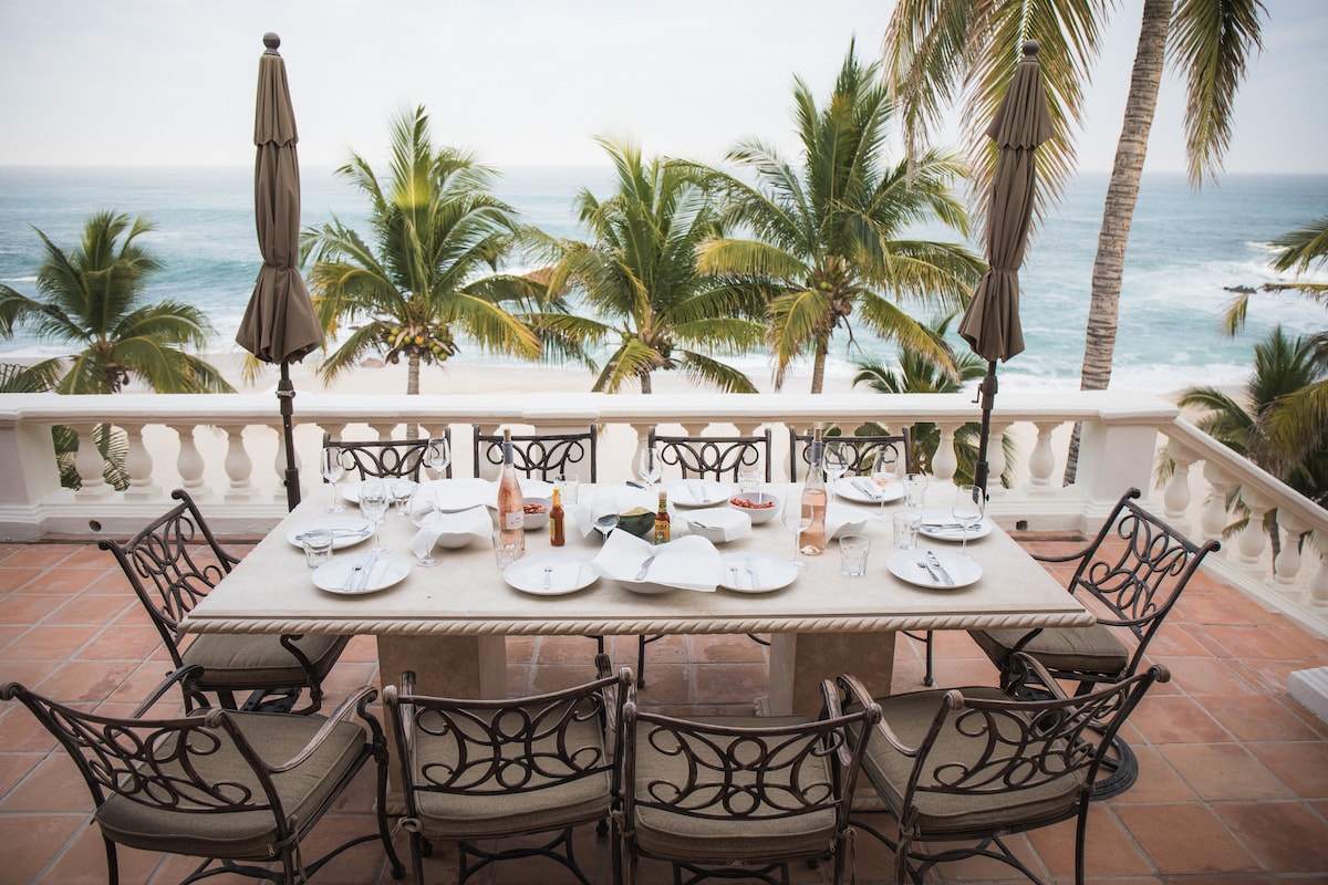 Dine with your friends on our patio.